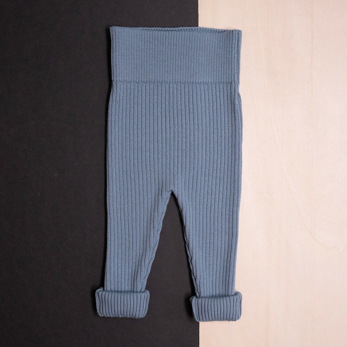THE WOOLLY BABY LEGGINGS - blue - Image 4
