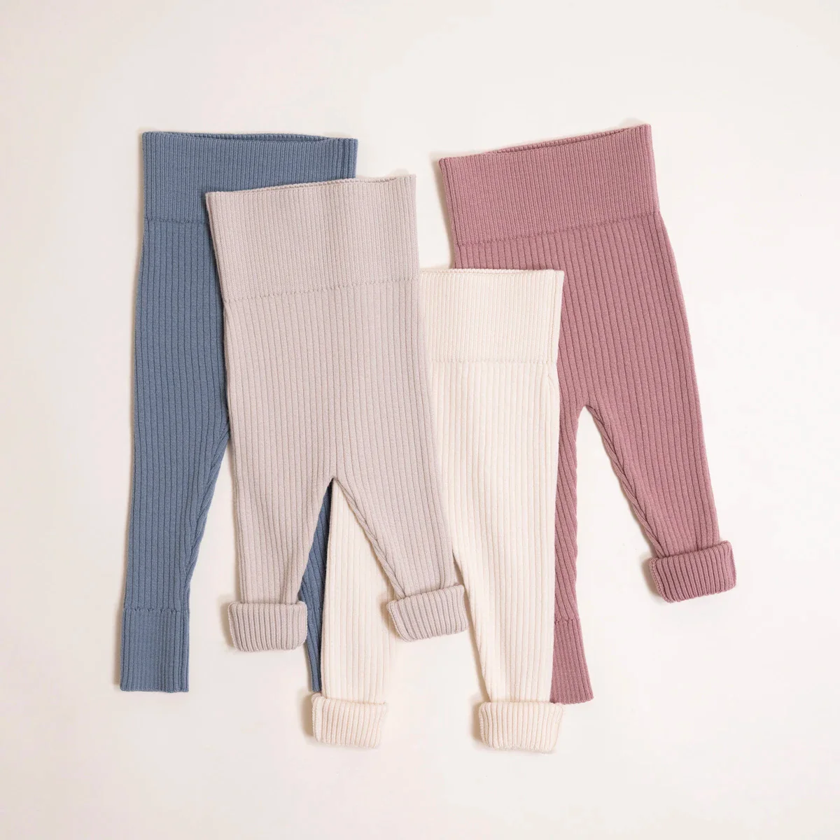 THE WOOLLY BABY LEGGINGS - blue - Image 8