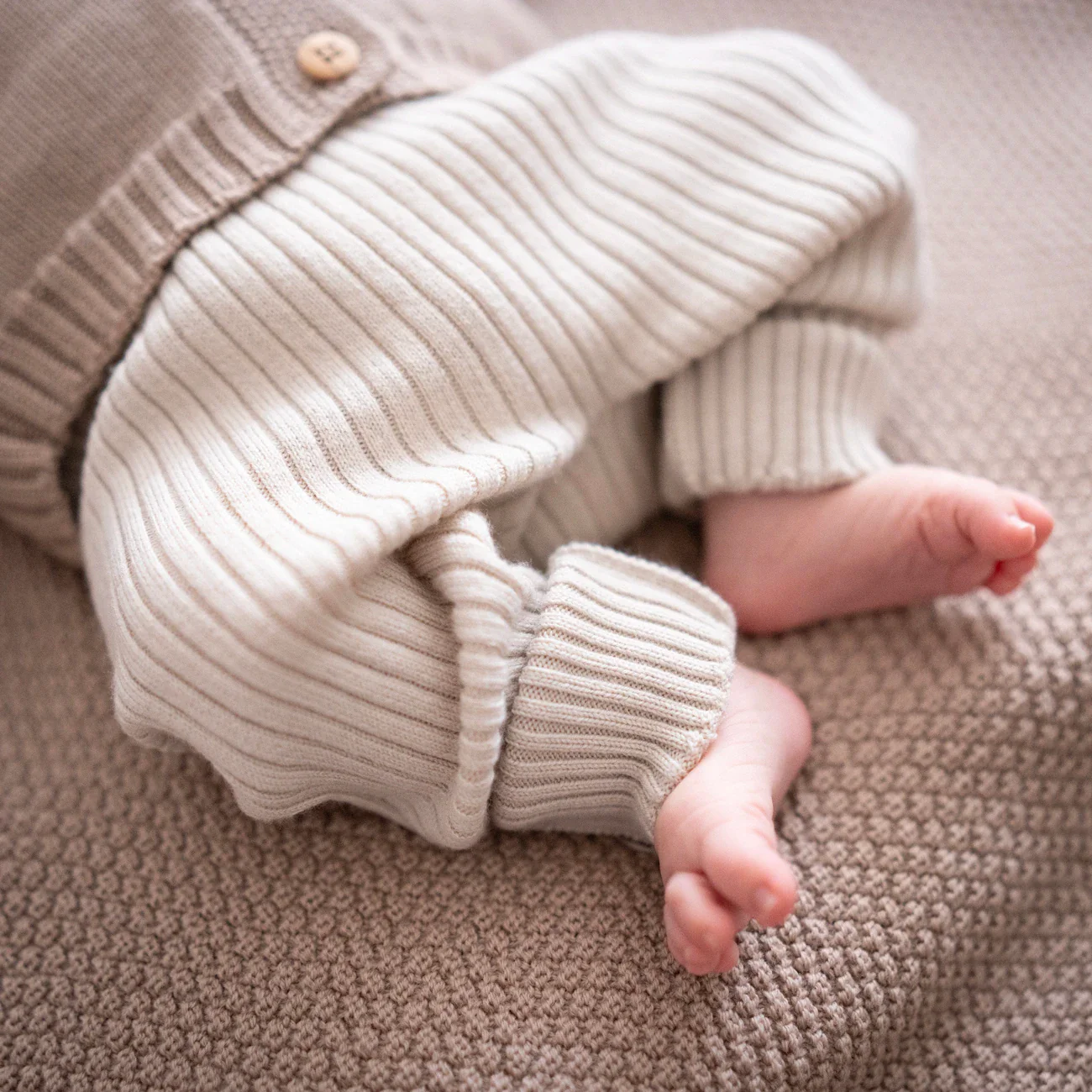 THE WOOLLY BABY LEGGINGS - blue - Image 7