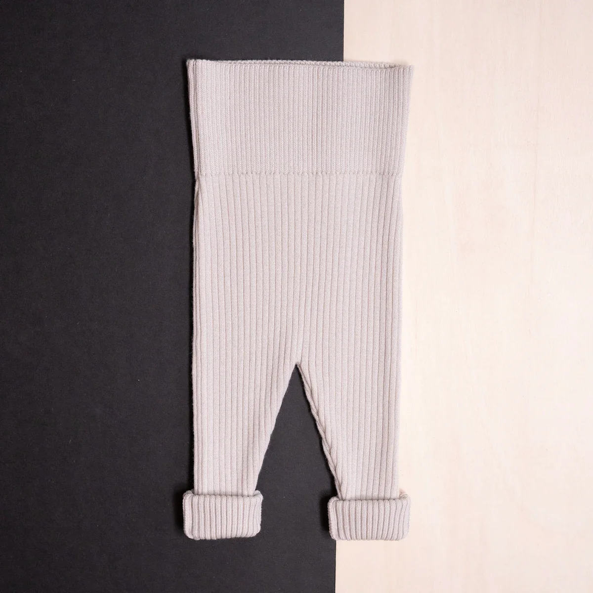 THE WOOLLY BABY LEGGINGS - sand - Image 6