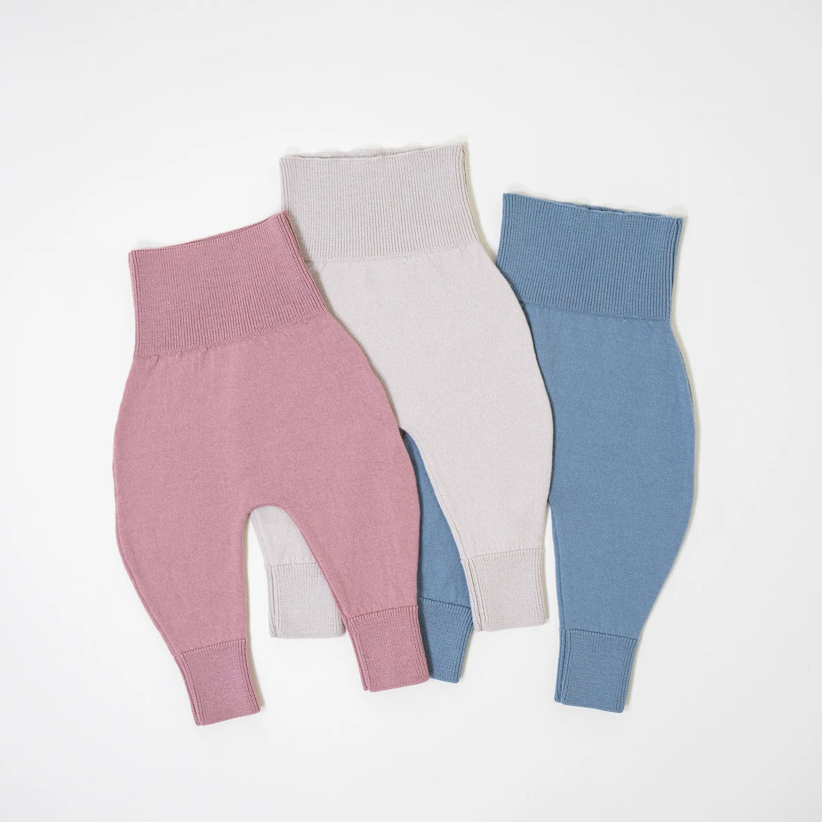 THE WOOLLY BABY PANTS - rose - Image 4