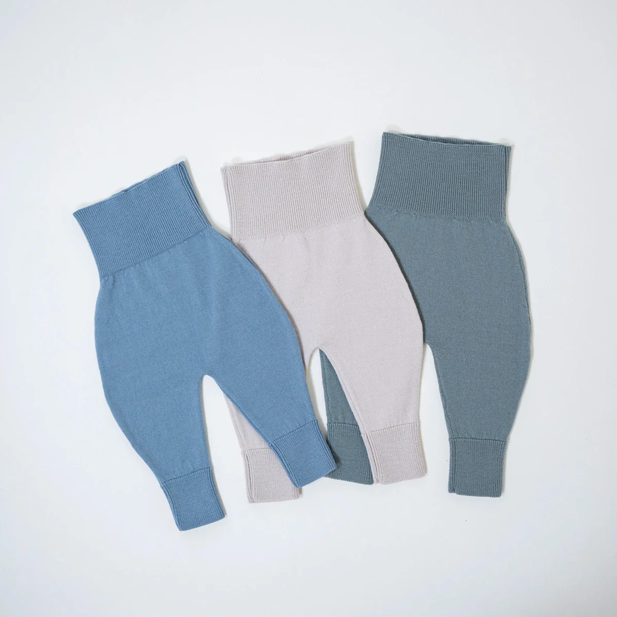THE WOOLLY BABY PANTS - sage - Image 6