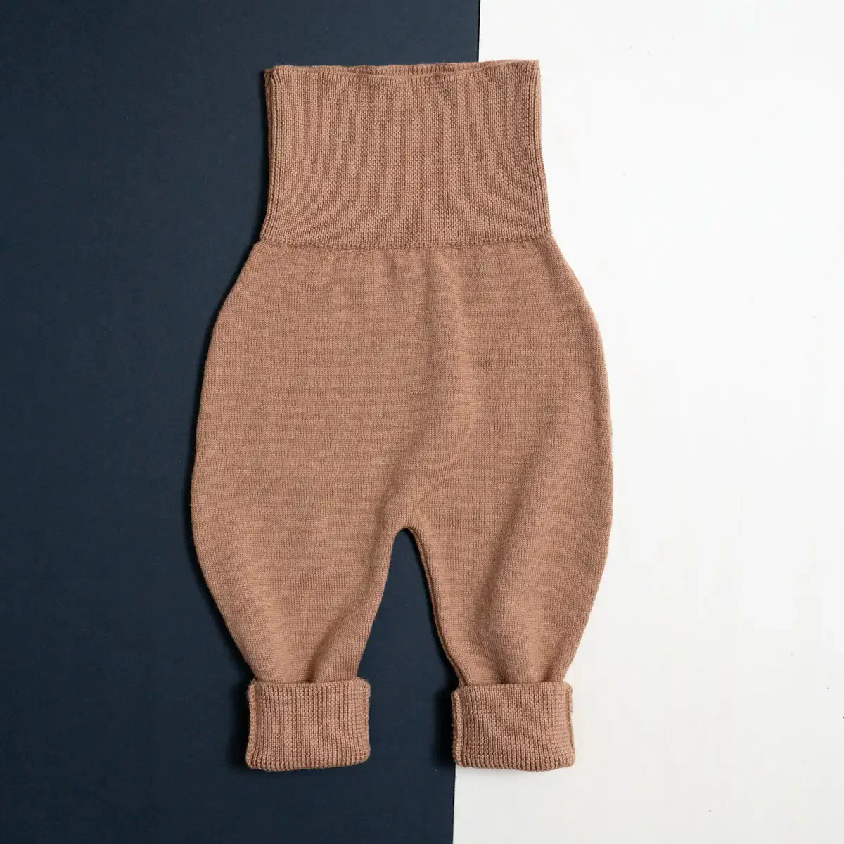 THE WOOLLY BABY PANTS - camel - Image 6
