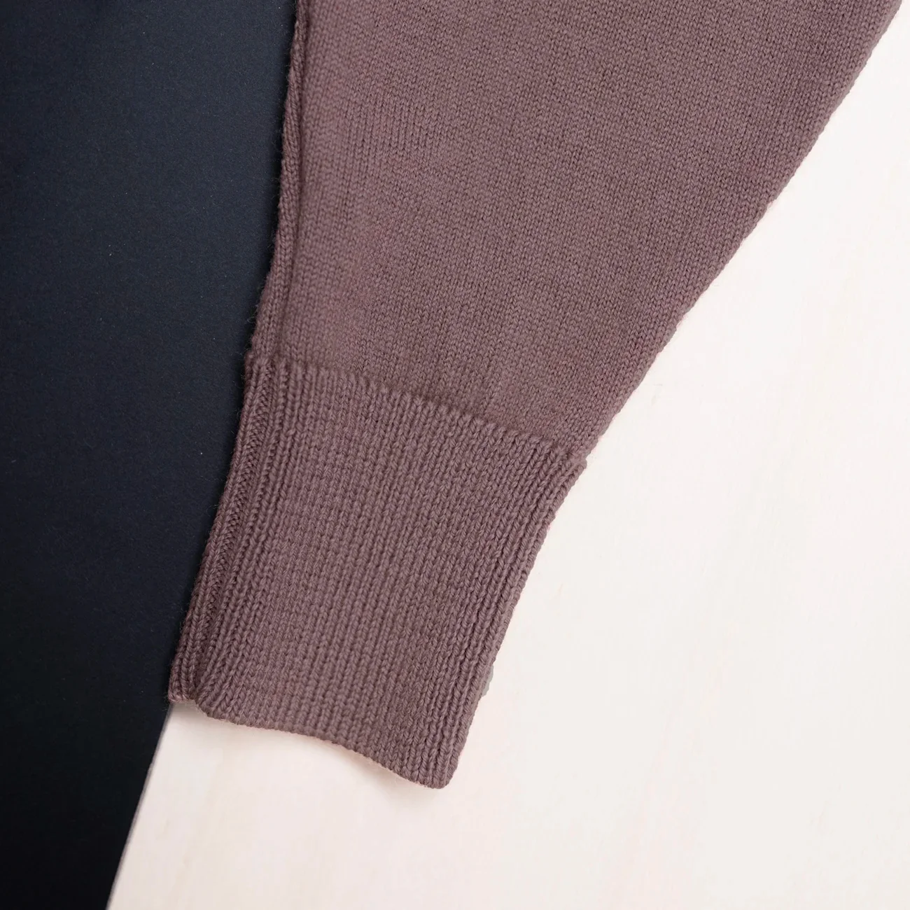 THE WOOLLY BABY PANTS - mauve - Image 4