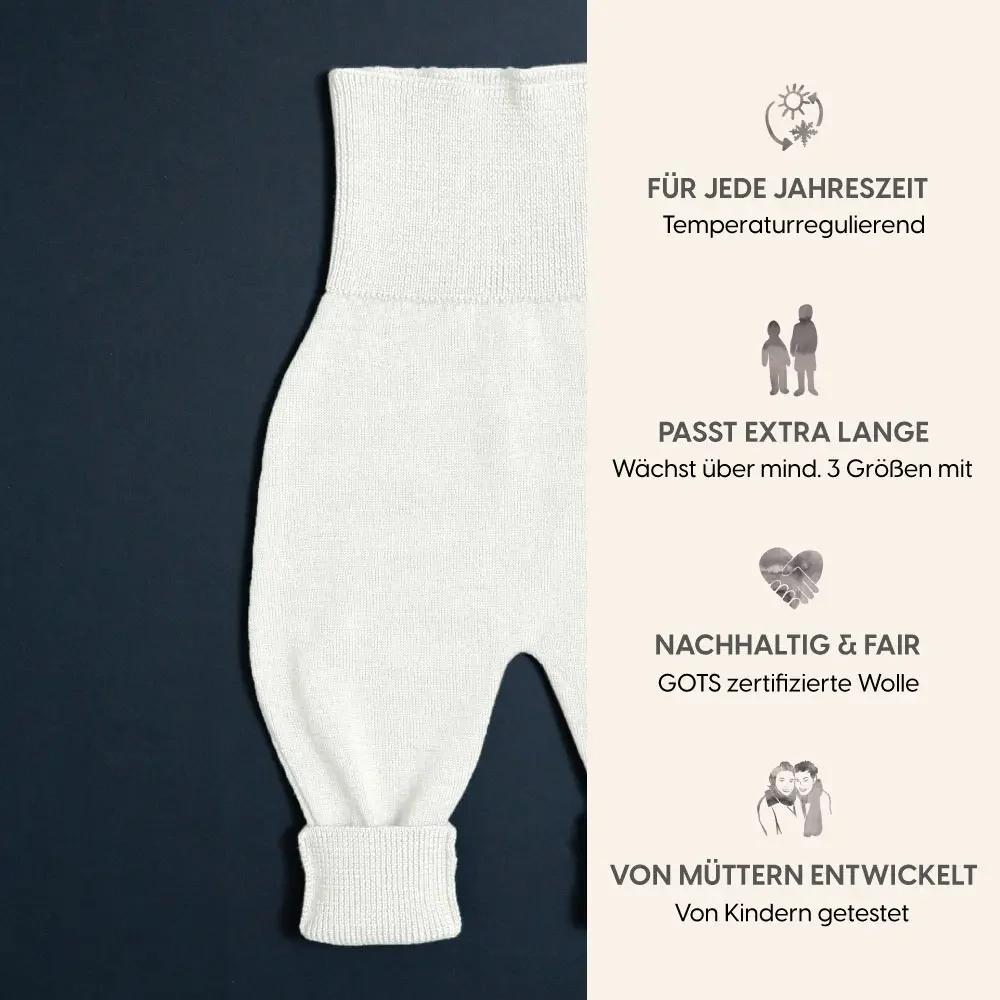 THE WOOLLY BABY PANTS - pure - Image 5