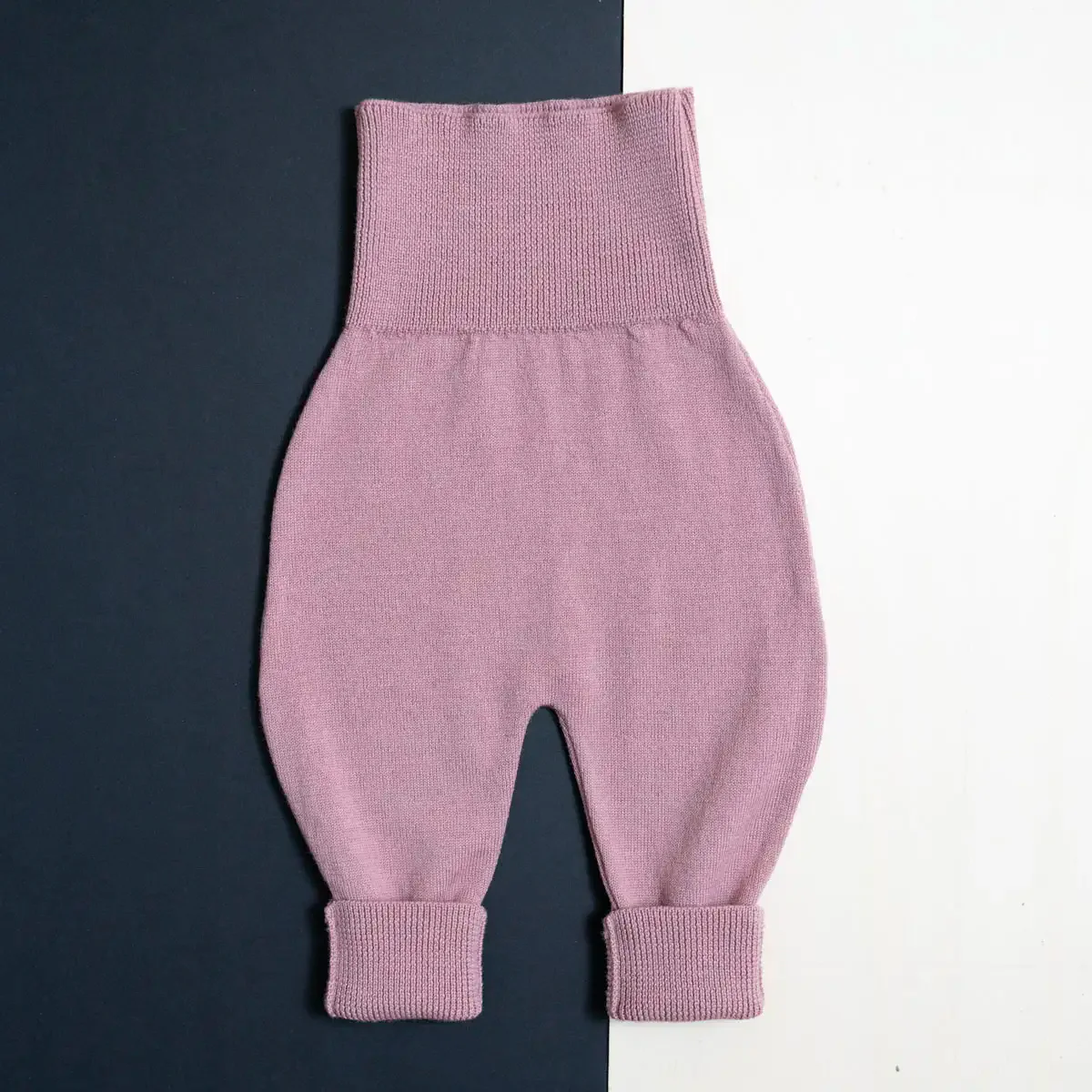 THE WOOLLY BABY PANTS - rose - Image 6