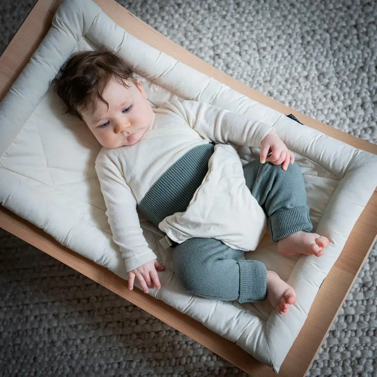 THE WOOLLY BABY PANTS - sage - Image 12
