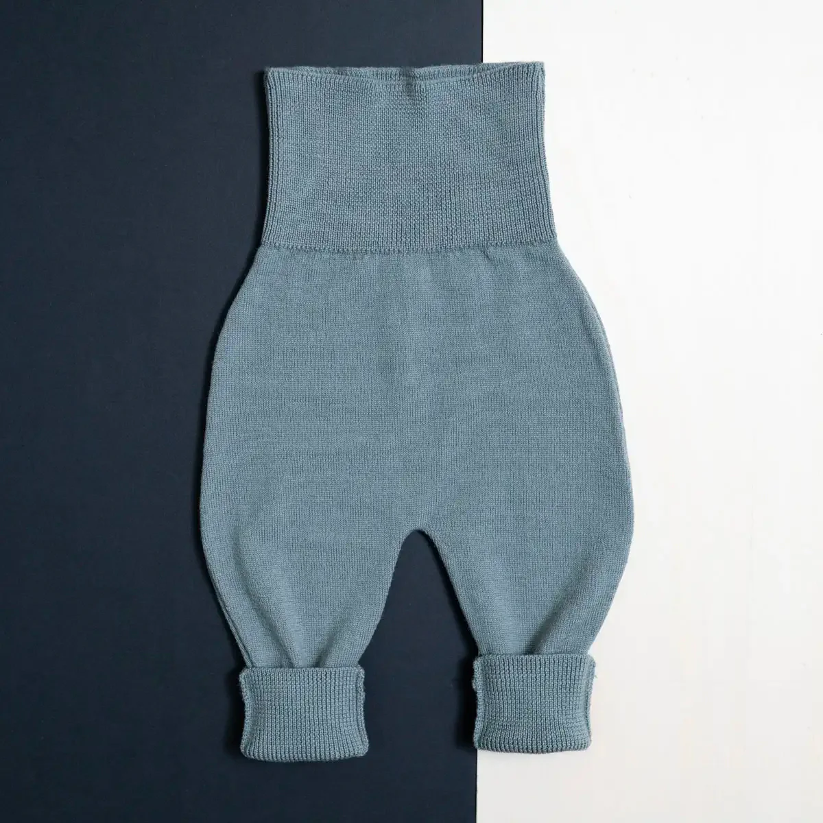 THE WOOLLY BABY PANTS - sage - Image 7