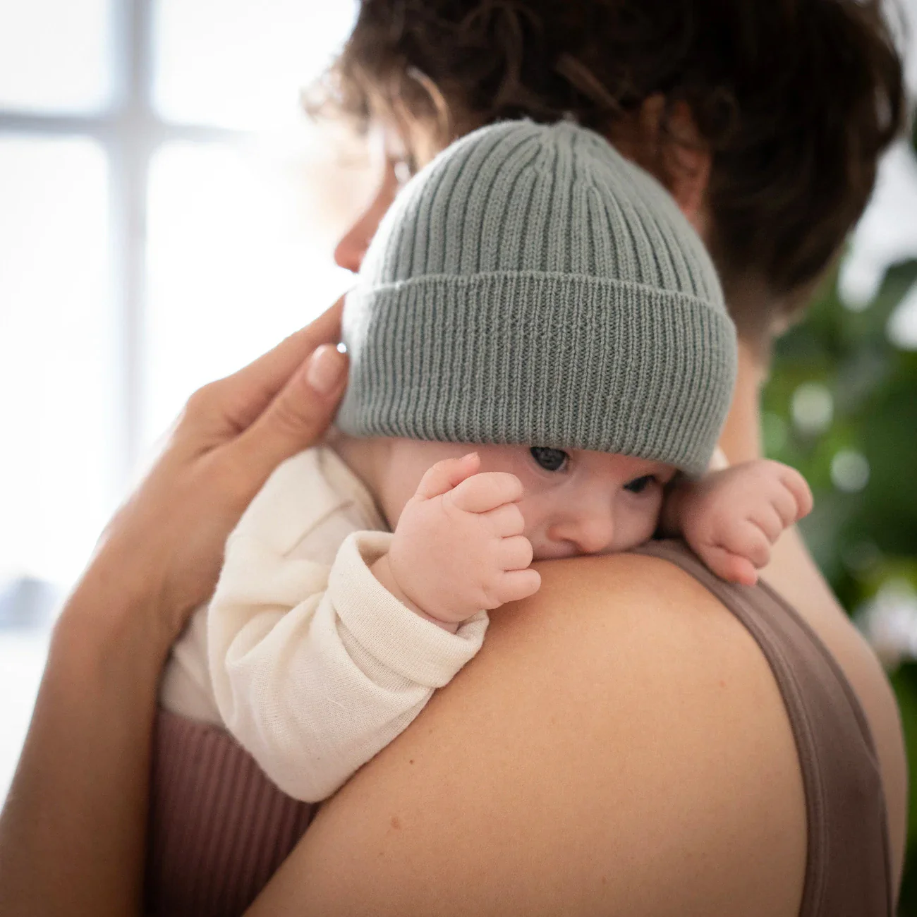 THE WOOLLY BEANIE - sage - Image 5