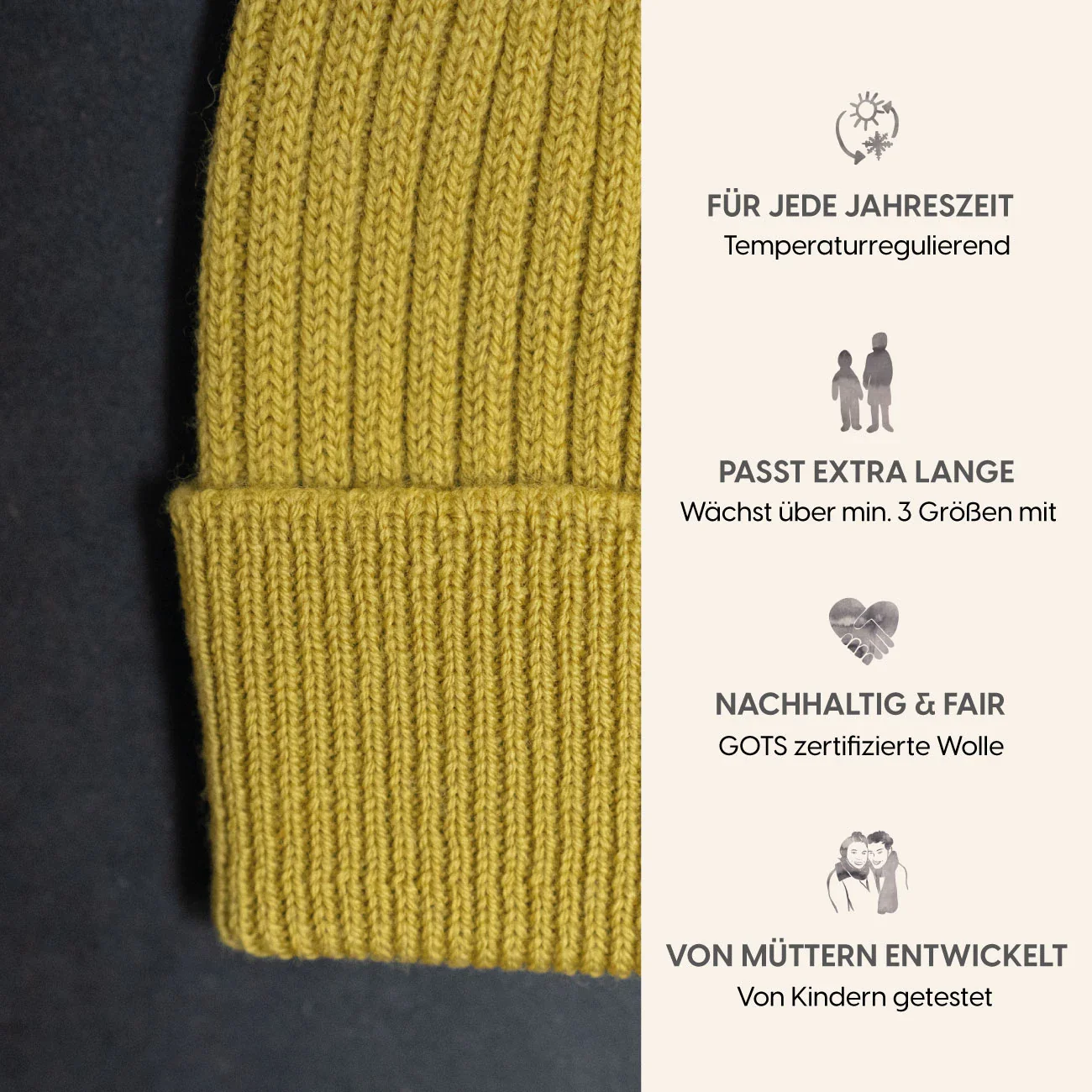 THE WOOLLY BEANIE - quince - Image 5