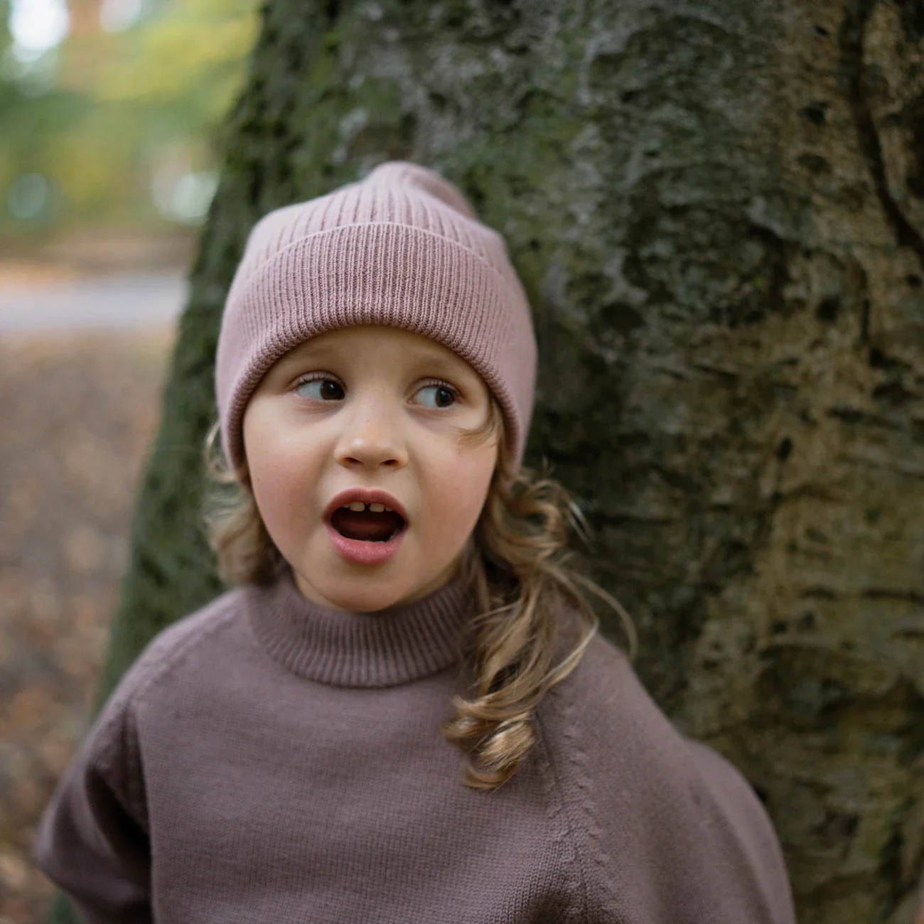THE WOOLLY BEANIE - rose - Image 4