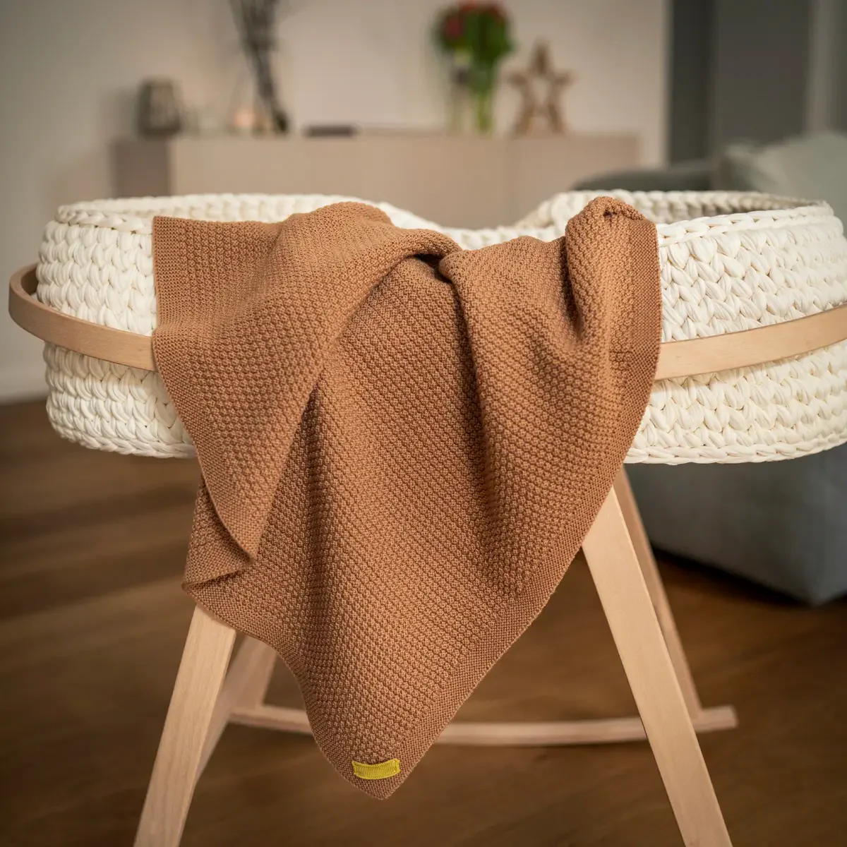 THE WOOLLY BLANKET - camel - Image 3