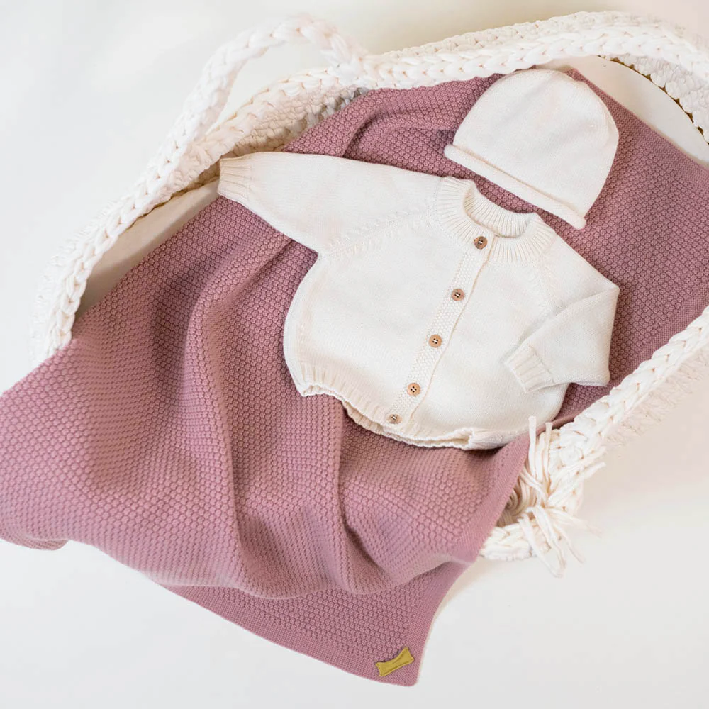 THE WOOLLY BLANKET - rose - Image 6