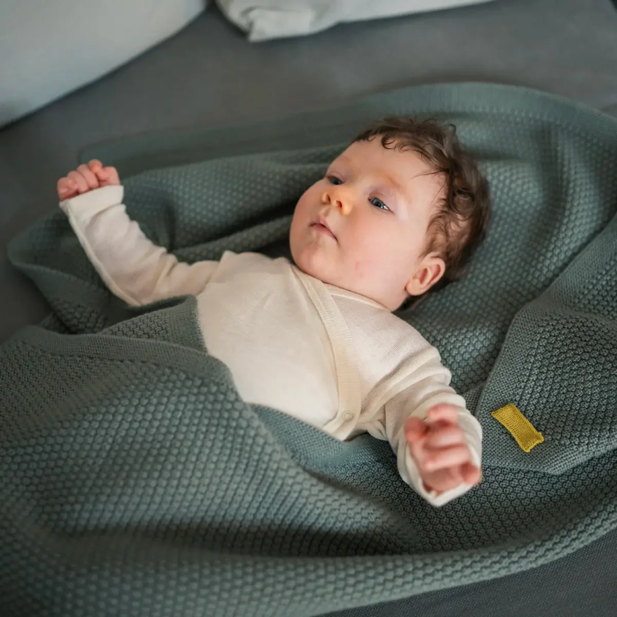THE WOOLLY BLANKET - sage - Image 5