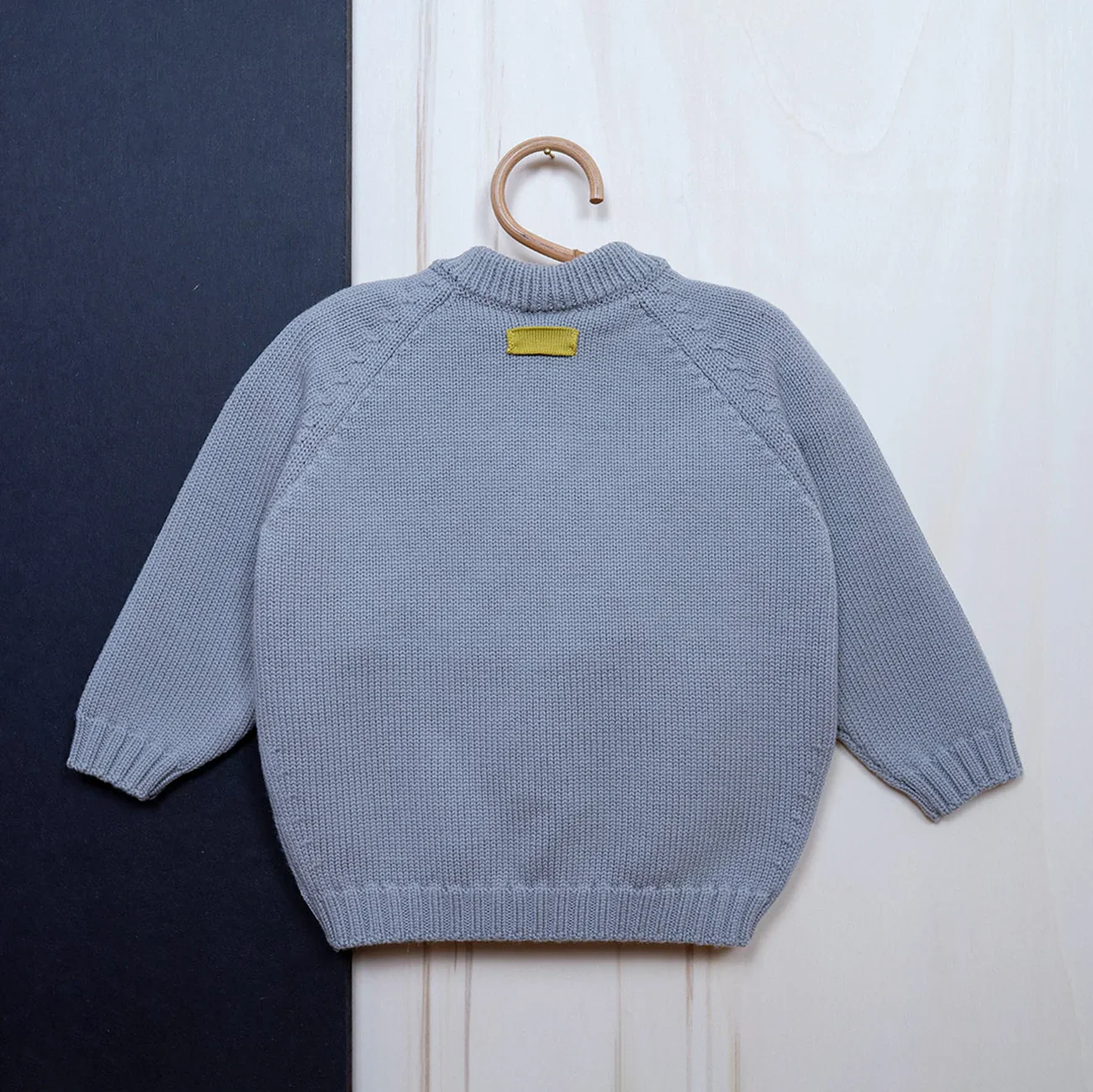 THE WOOLLY CARDIGAN - blue - Image 4