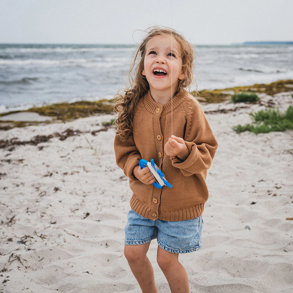 THE WOOLLY CARDIGAN - camel - Image 3