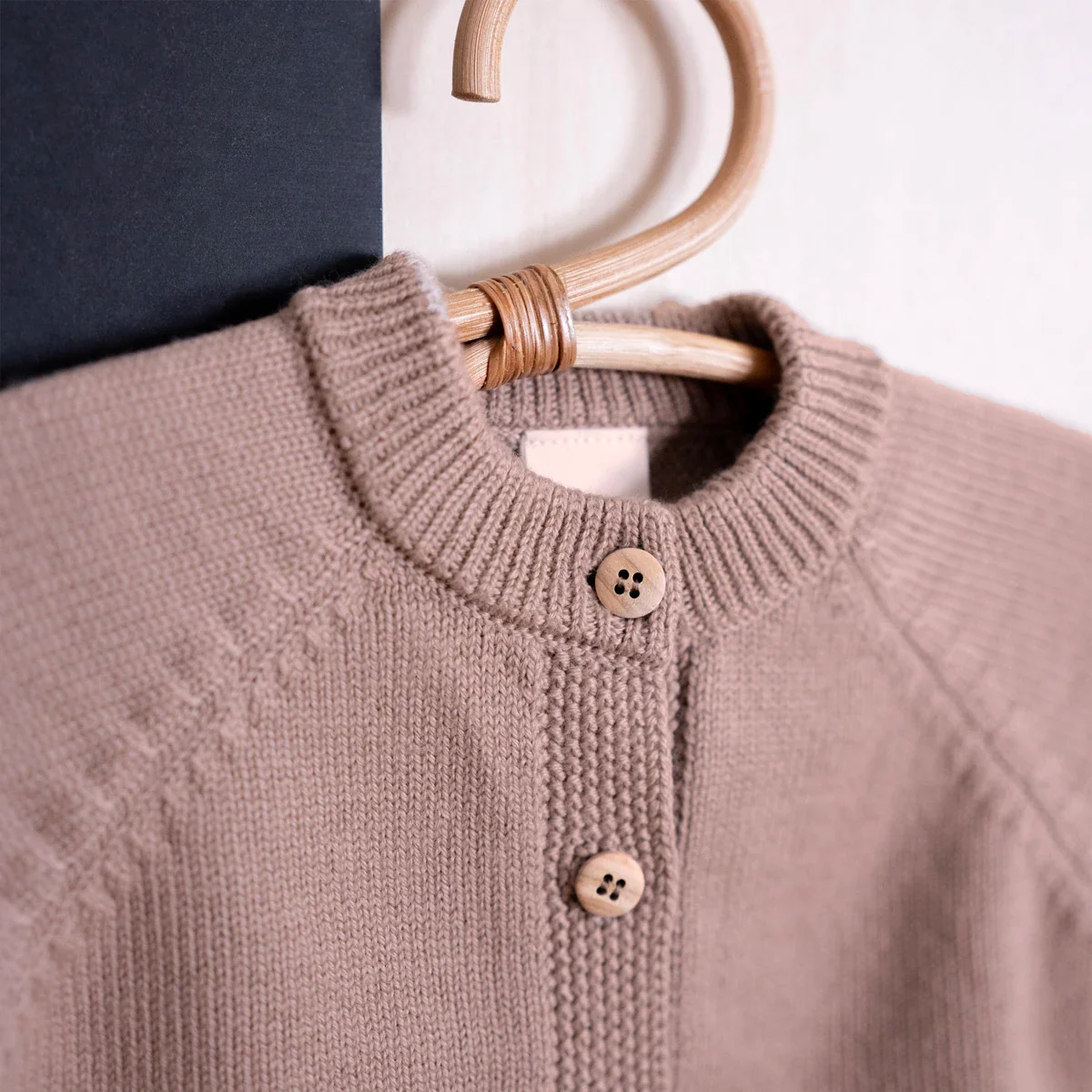 THE WOOLLY CARDIGAN - cappuccino - Image 3