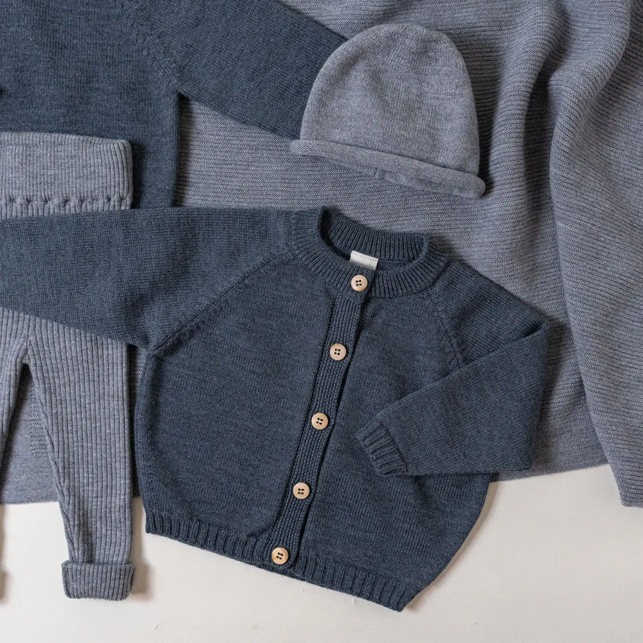 THE WOOLLY CARDIGAN - graphite grey - Image 3