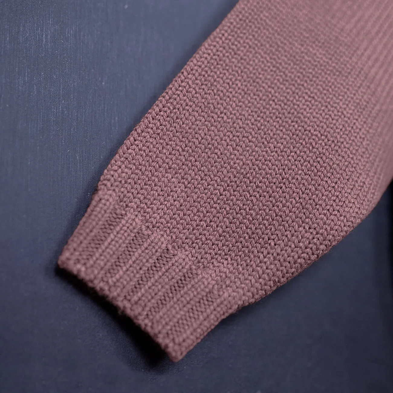THE WOOLLY CARDIGAN - mauve - Image 3