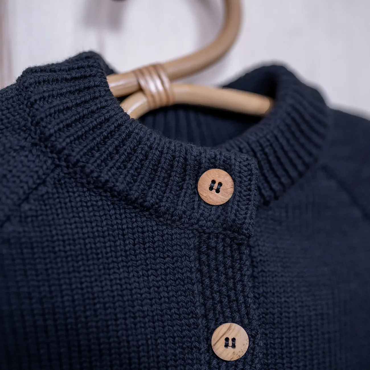 THE WOOLLY CARDIGAN - midnight blue - Image 3