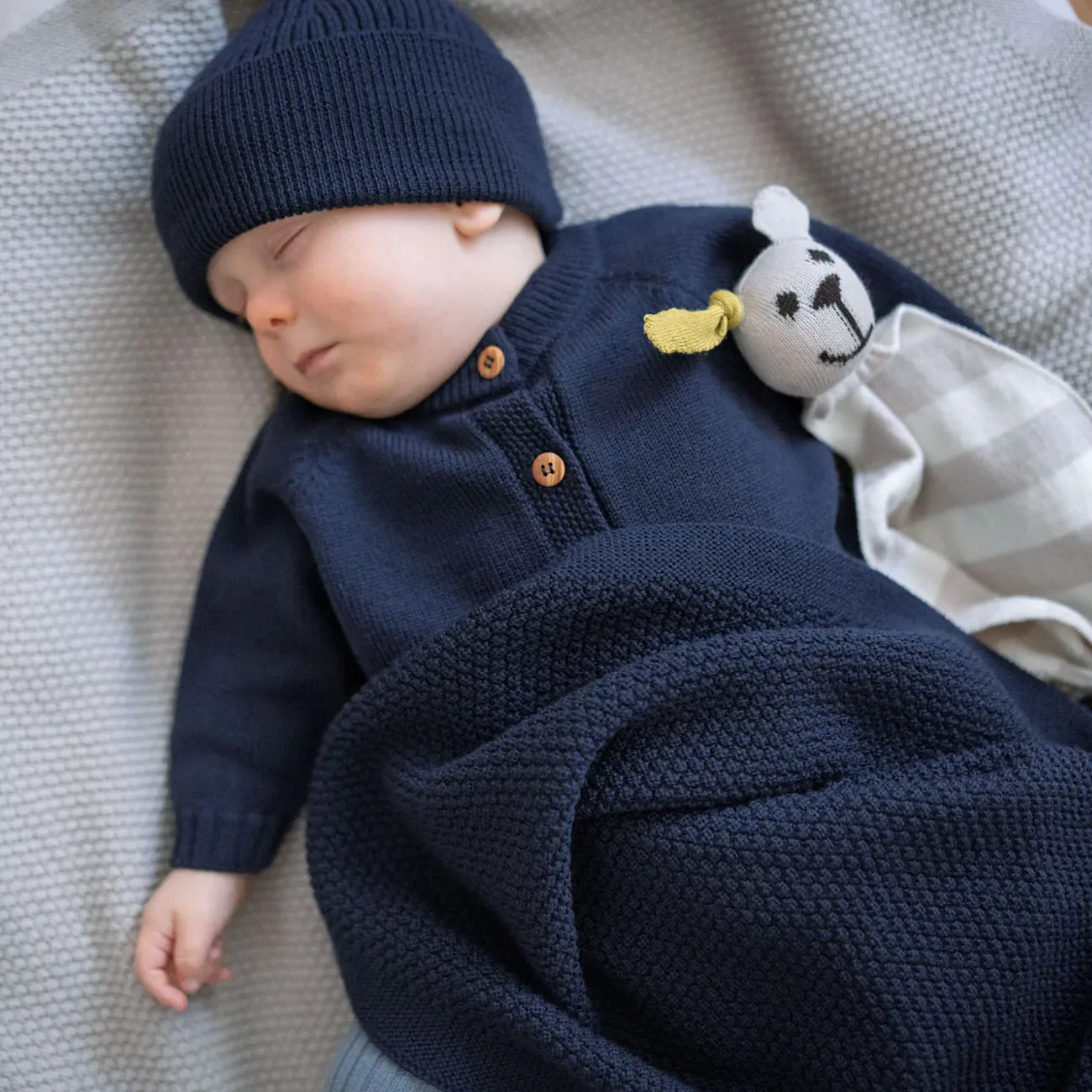 THE WOOLLY CARDIGAN - midnight blue - Image 7