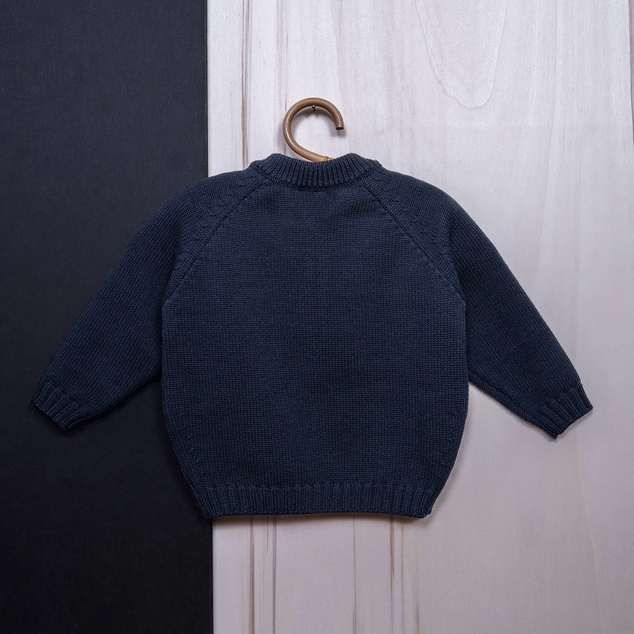 THE WOOLLY CARDIGAN - midnight blue - Image 9