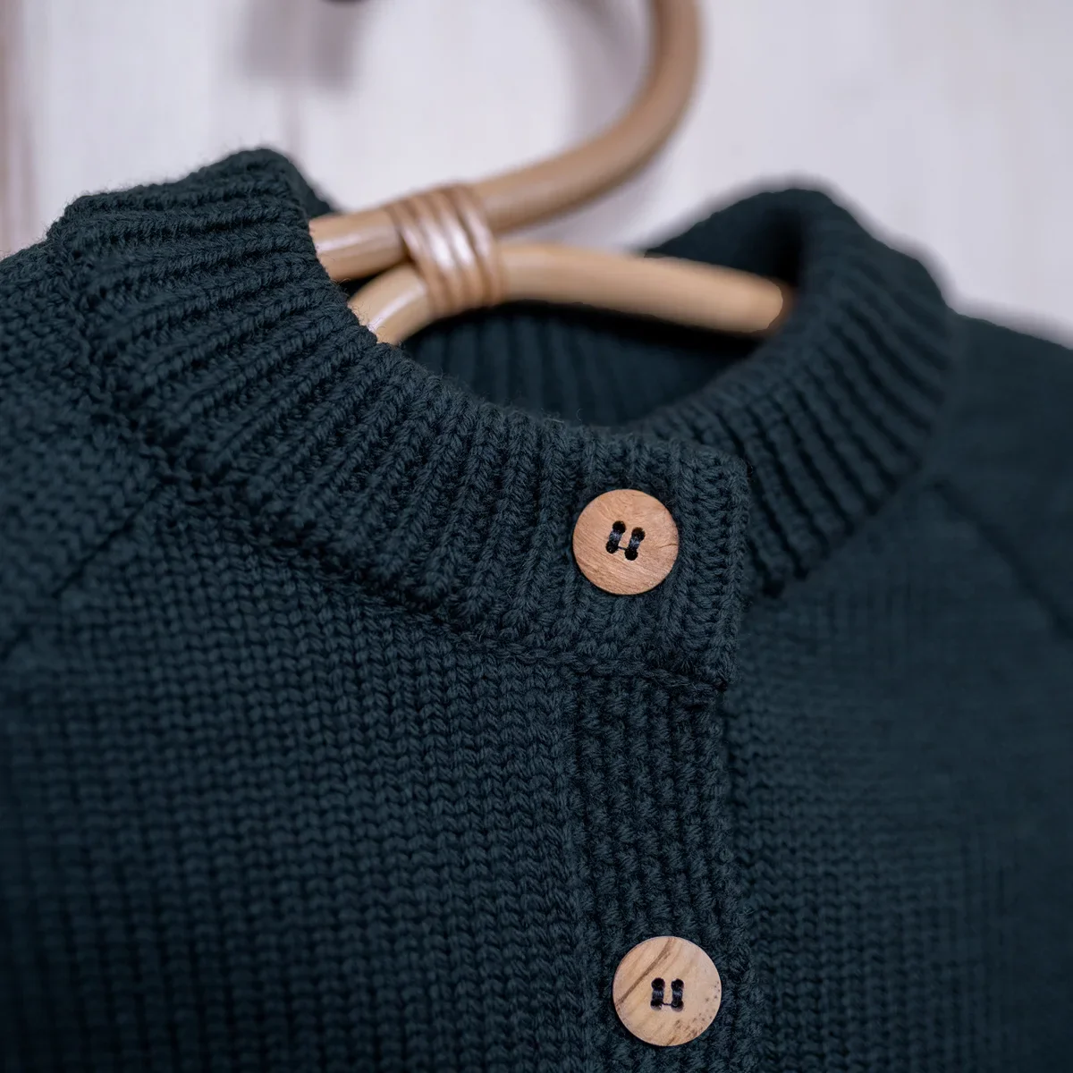 THE WOOLLY CARDIGAN - new petrol - Image 4