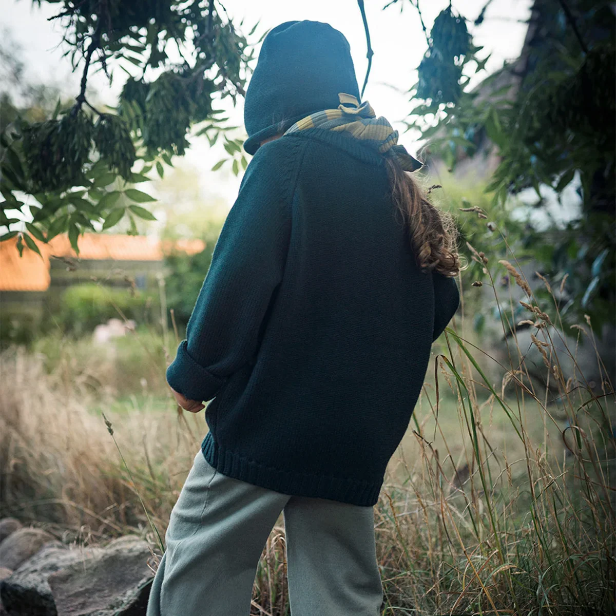 THE WOOLLY CARDIGAN - new petrol - Image 6