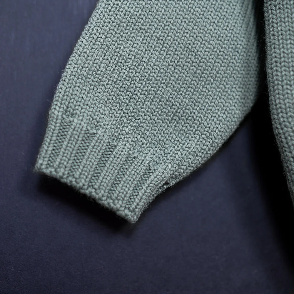 THE WOOLLY CARDIGAN - sage - Image 10