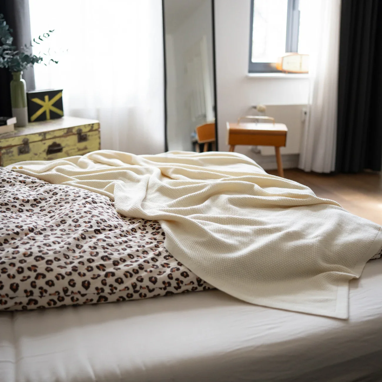 THE WOOLLY FAMILY BLANKET - pure - Image 10