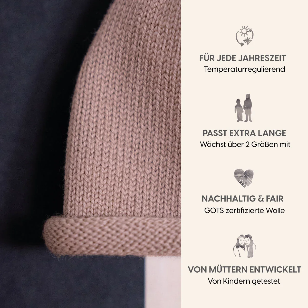 THE WOOLLY HAT - cappuccino - Image 7