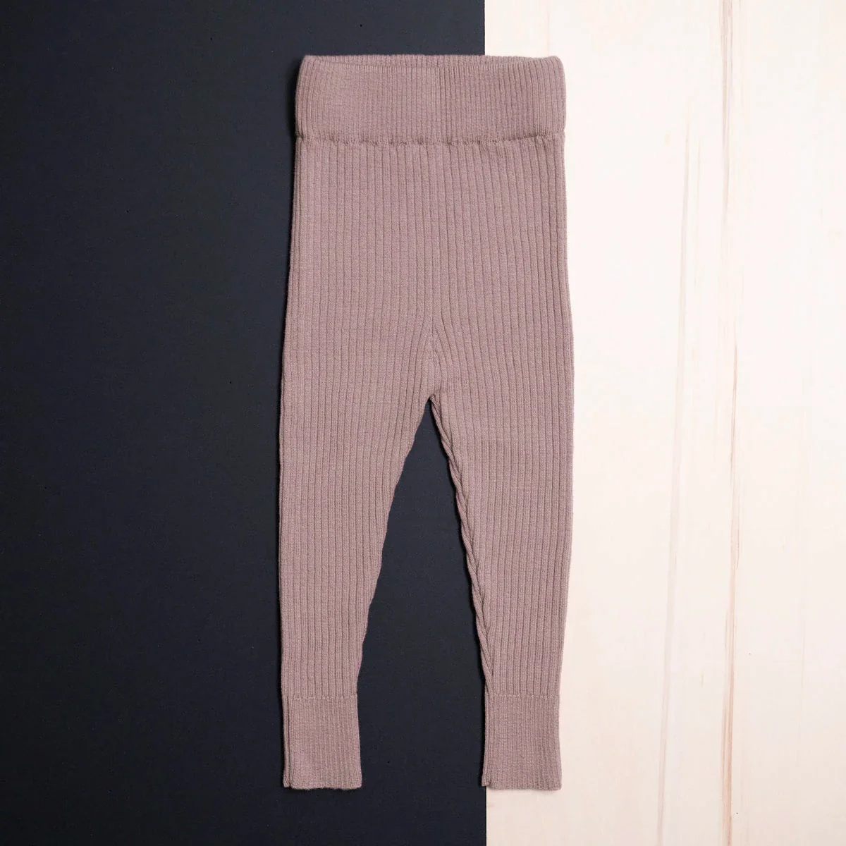 THE WOOLLY LEGGINGS - cappuccino
