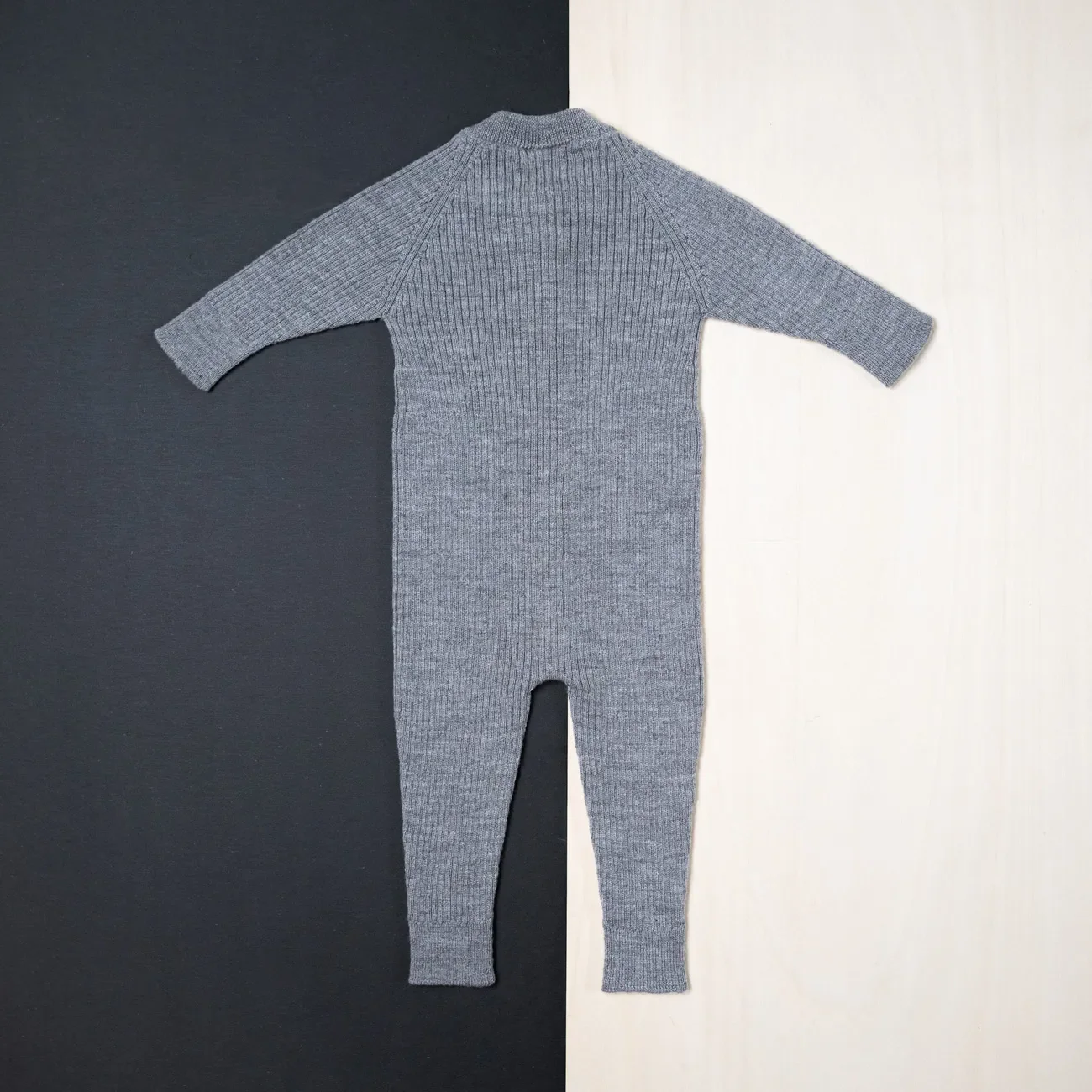THE WOOLLY ONESIE - cloud grey - Image 11