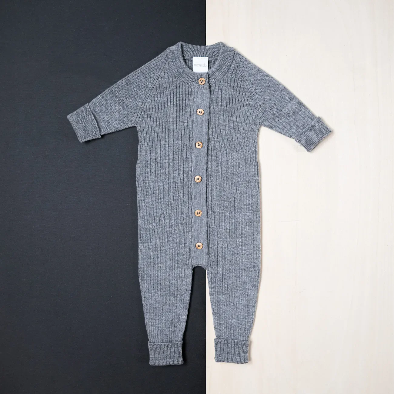 THE WOOLLY ONESIE - cloud grey - Image 9