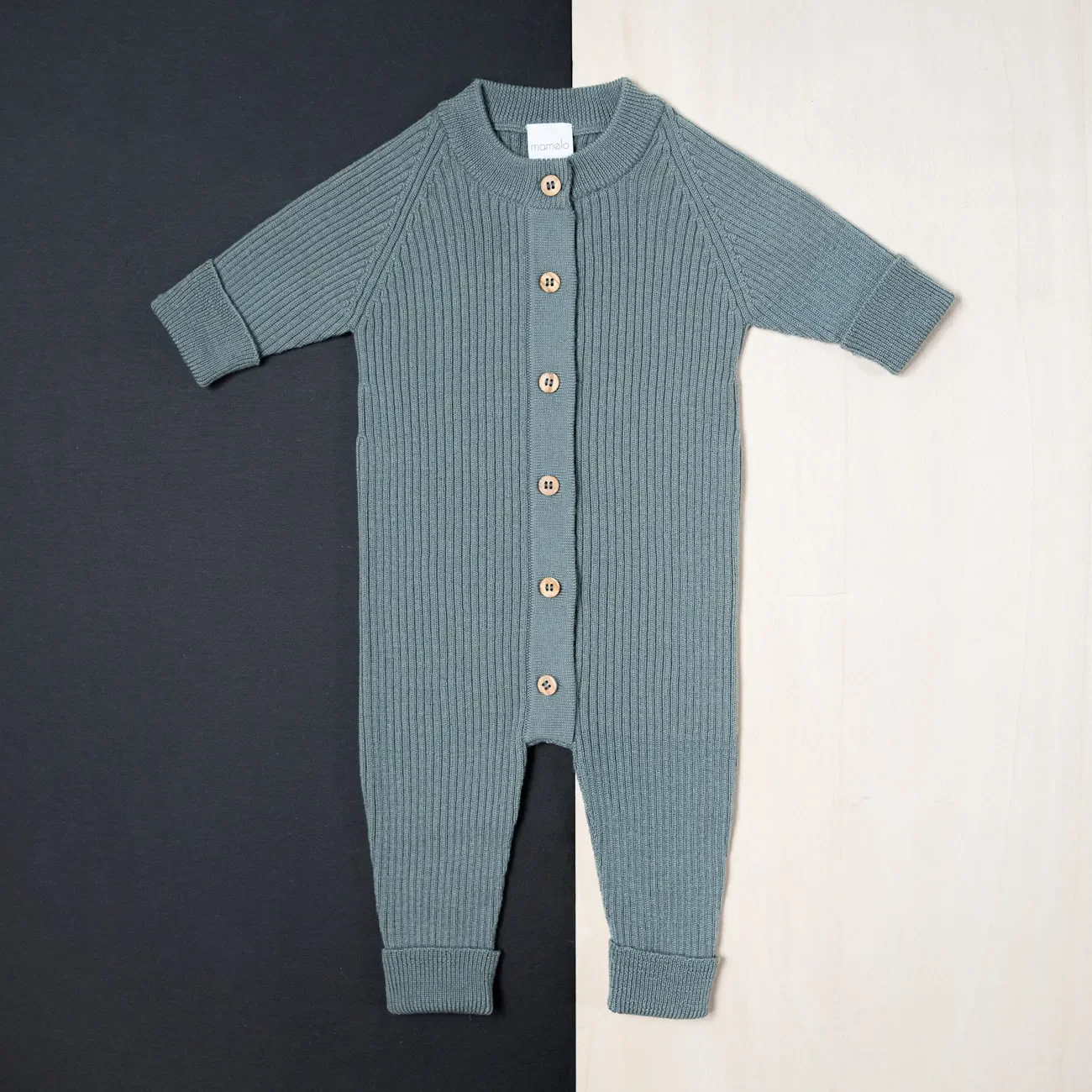 THE WOOLLY ONESIE - sage - Image 9