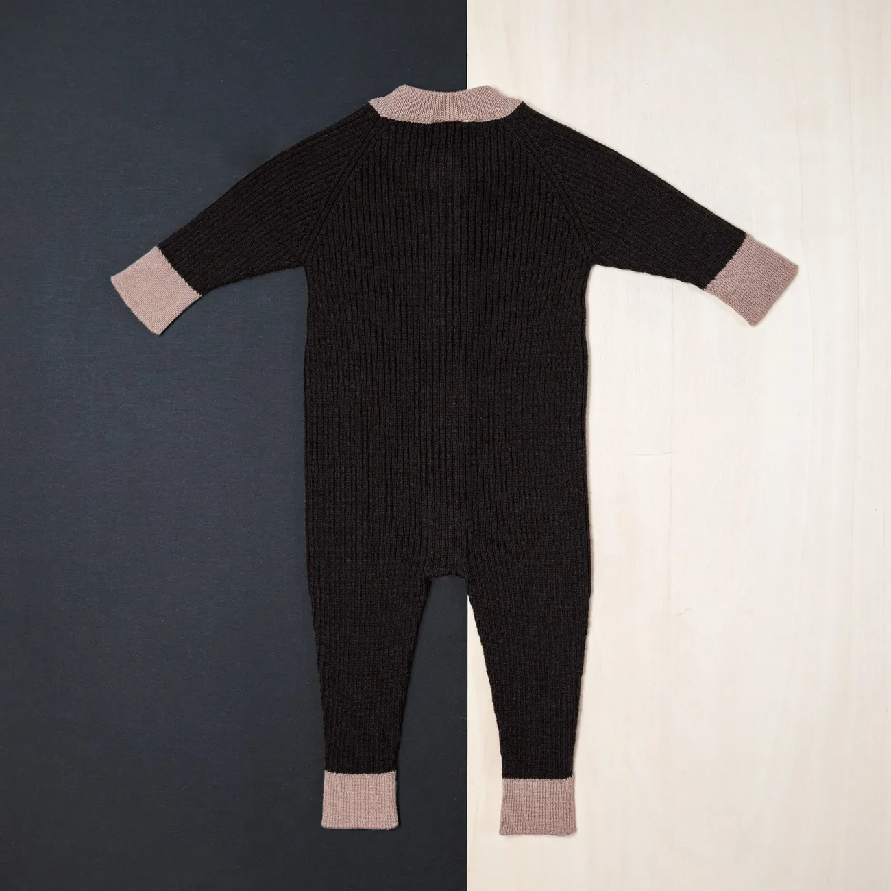 THE WOOLLY ONESIE TWO-TONE - chocolate - Image 8
