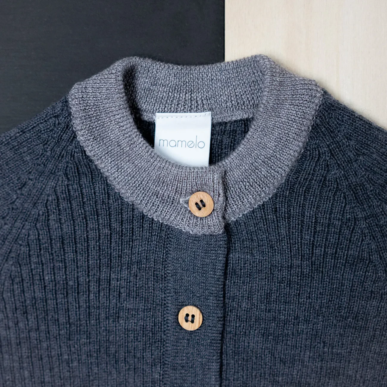 THE WOOLLY ONESIE TWO-TONE - graphite grey - Image 3
