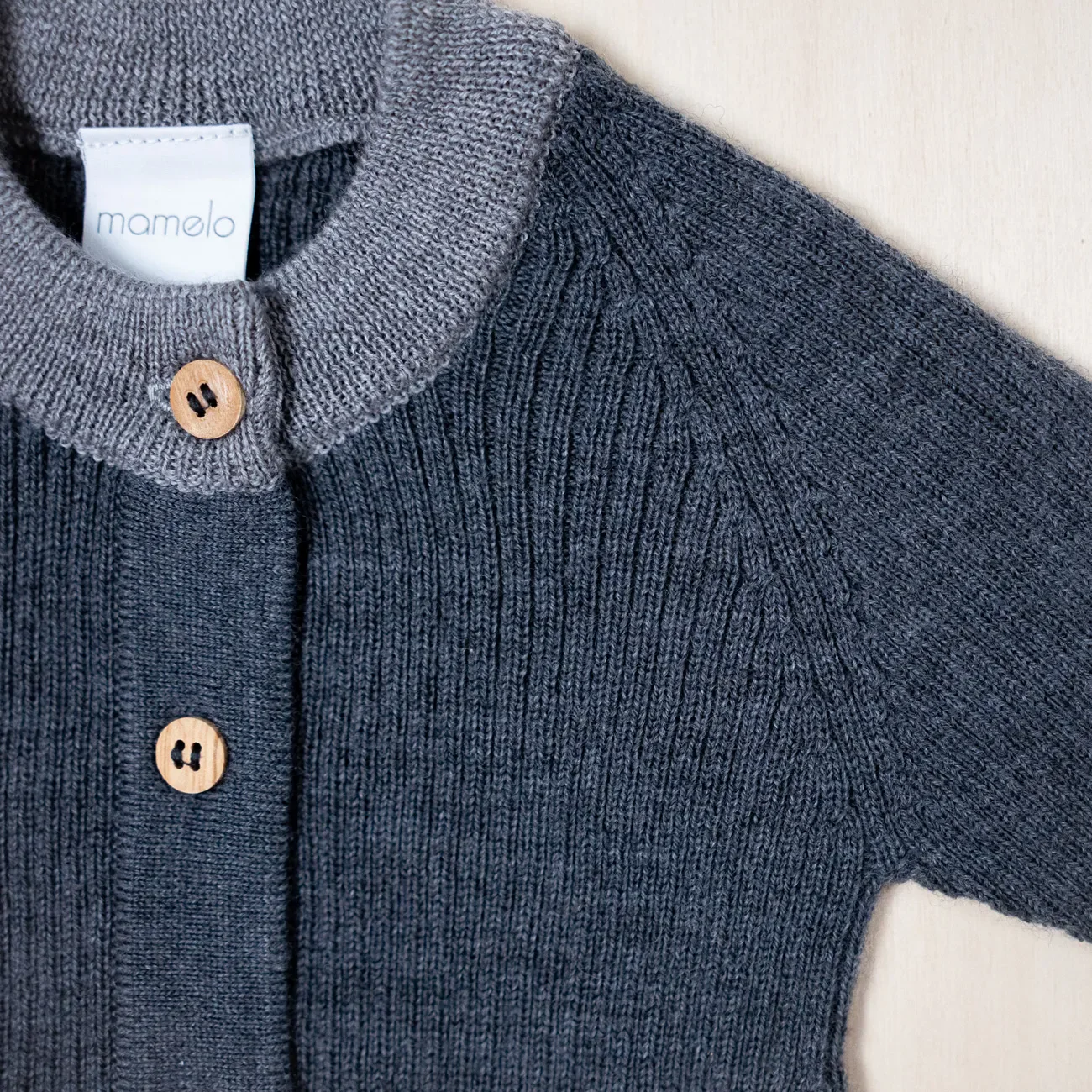 THE WOOLLY ONESIE TWO-TONE - graphite grey - Image 6