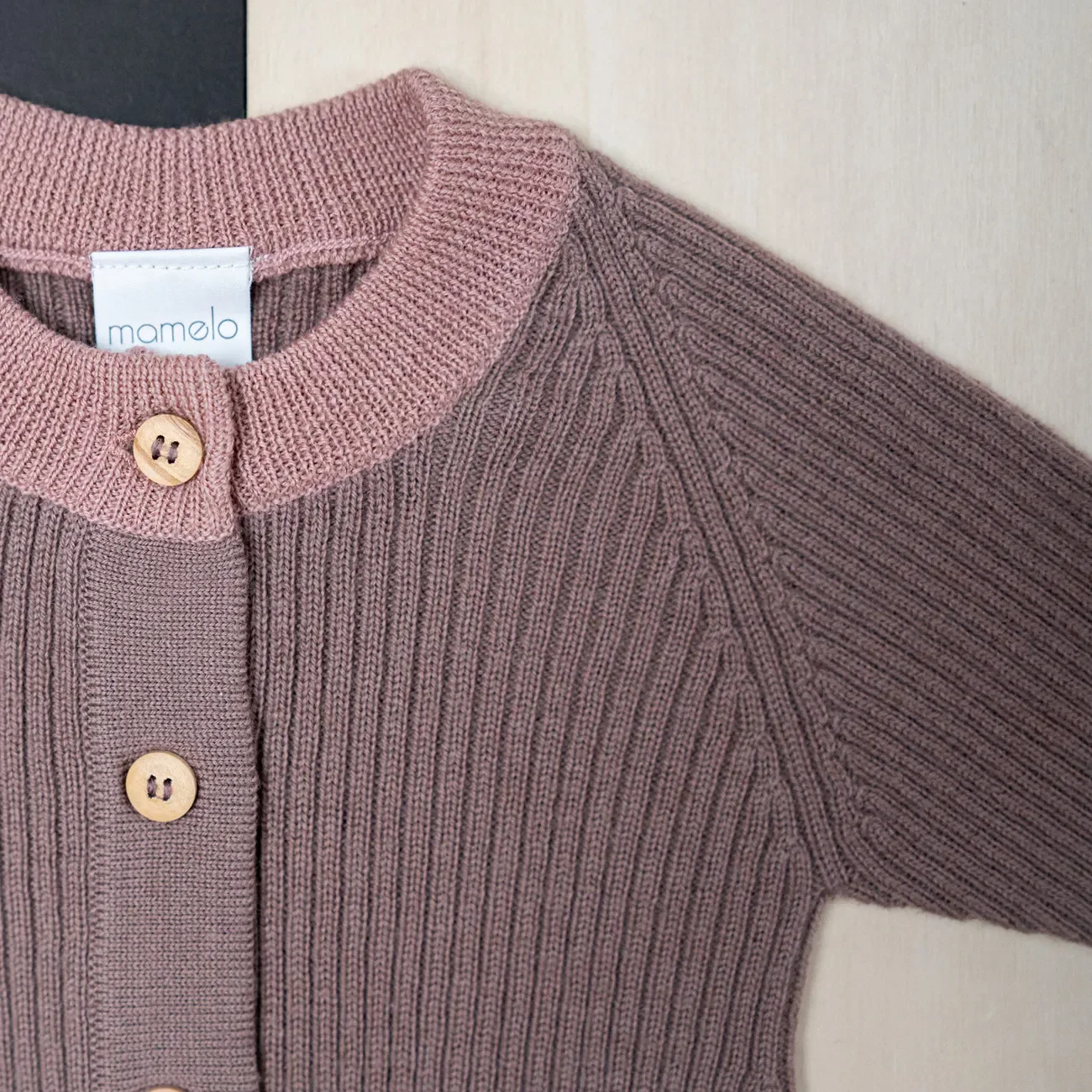 THE WOOLLY ONESIE TWO-TONE - mauve - Image 3