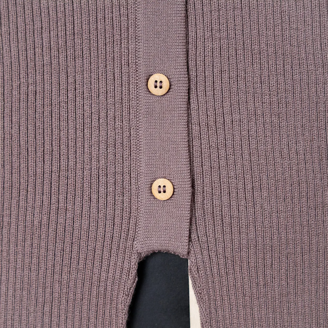 THE WOOLLY ONESIE TWO-TONE - mauve - Image 9