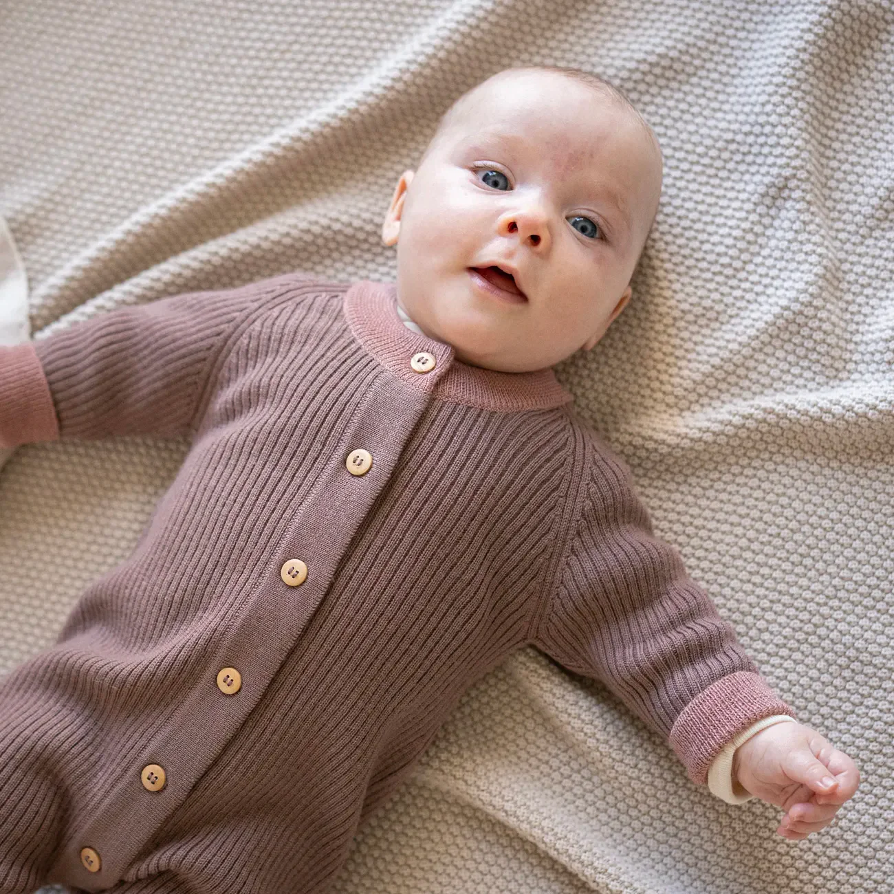 THE WOOLLY ONESIE TWO-TONE - midnight blue - Image 9