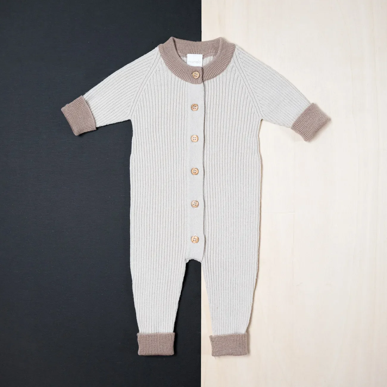 THE WOOLLY ONESIE TWO-TONE - sand - Image 7