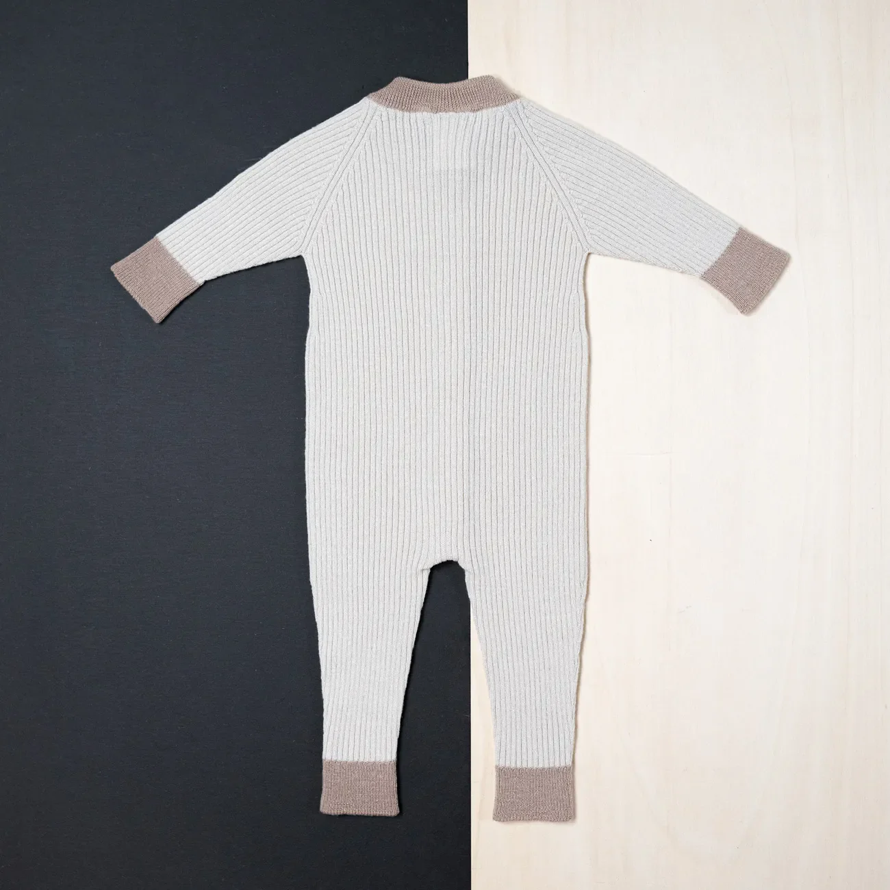 THE WOOLLY ONESIE TWO-TONE - sand - Image 9