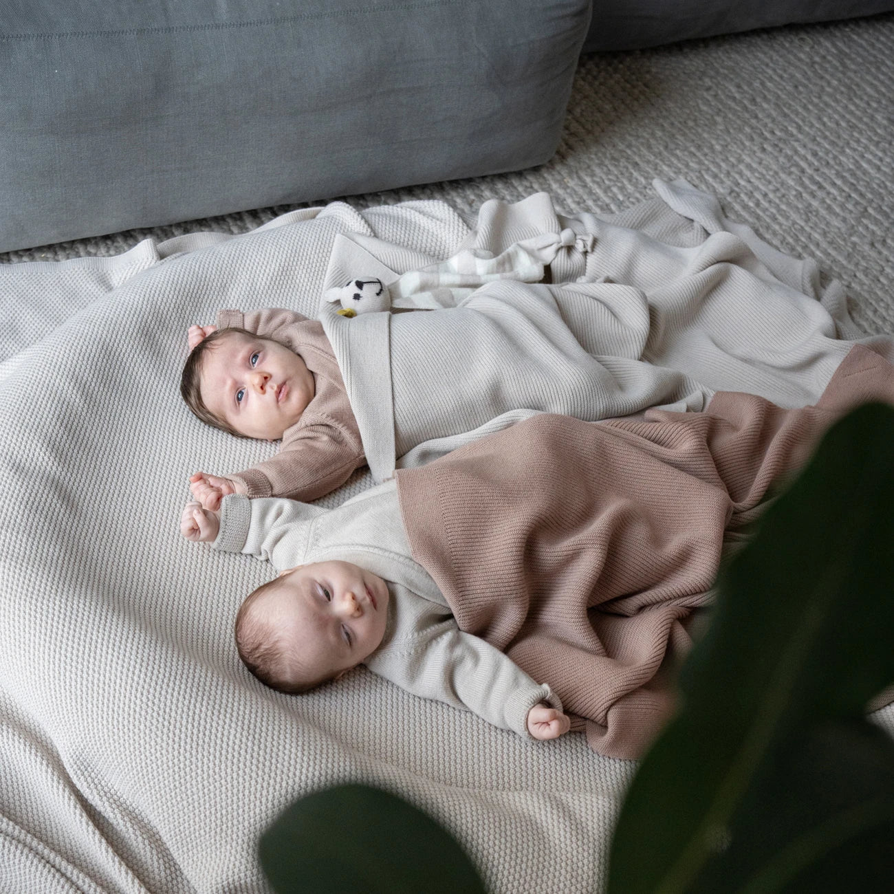 THE WOOLLY RIB BLANKET - sand - Image 5