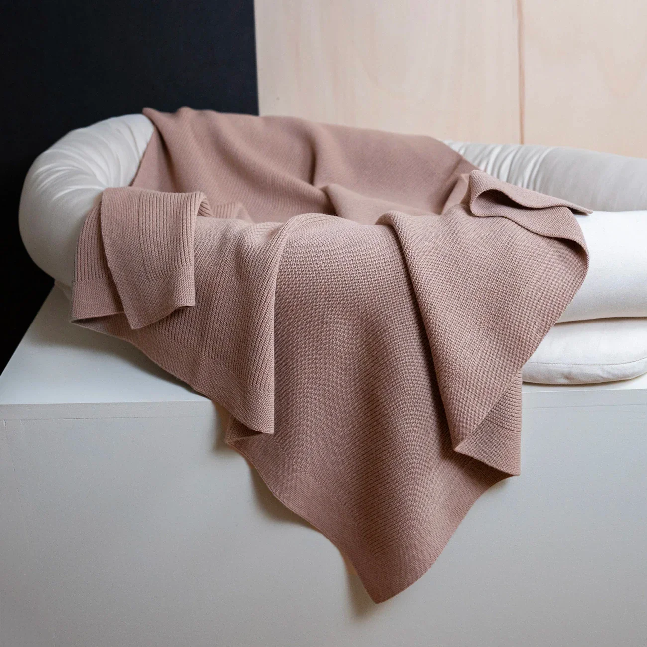 THE WOOLLY RIB BLANKET - cappuccino - Image 8