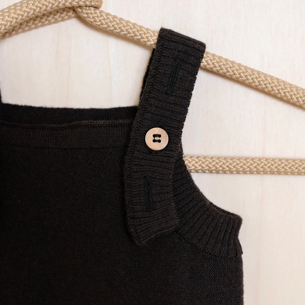 THE WOOLLY ROMPER - chocolate - Image 4