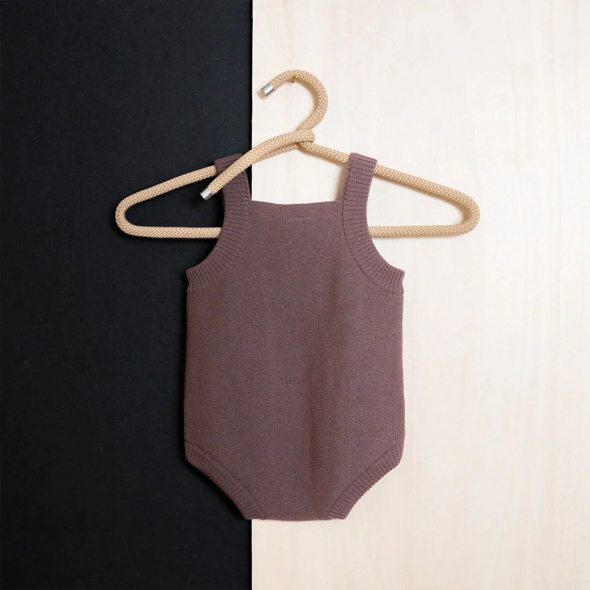 THE WOOLLY ROMPER - mauve - Image 11
