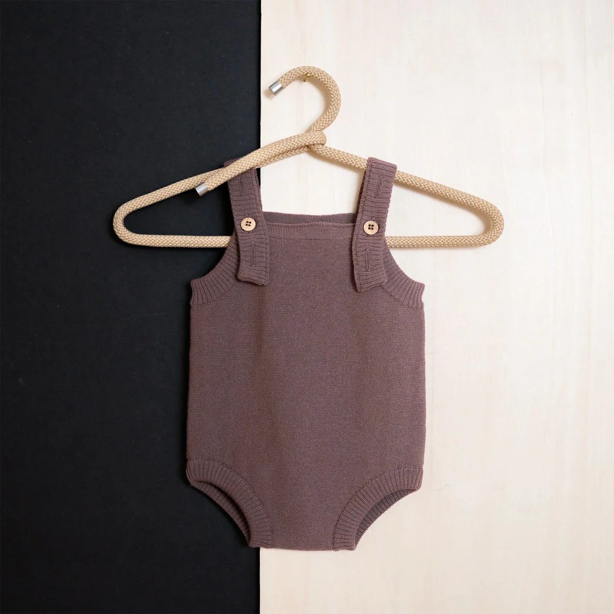 THE WOOLLY ROMPER - mauve - Image 15