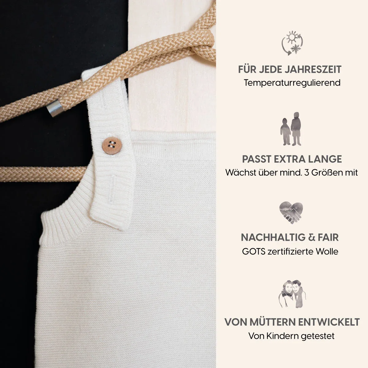 THE WOOLLY ROMPER - pure - Image 9