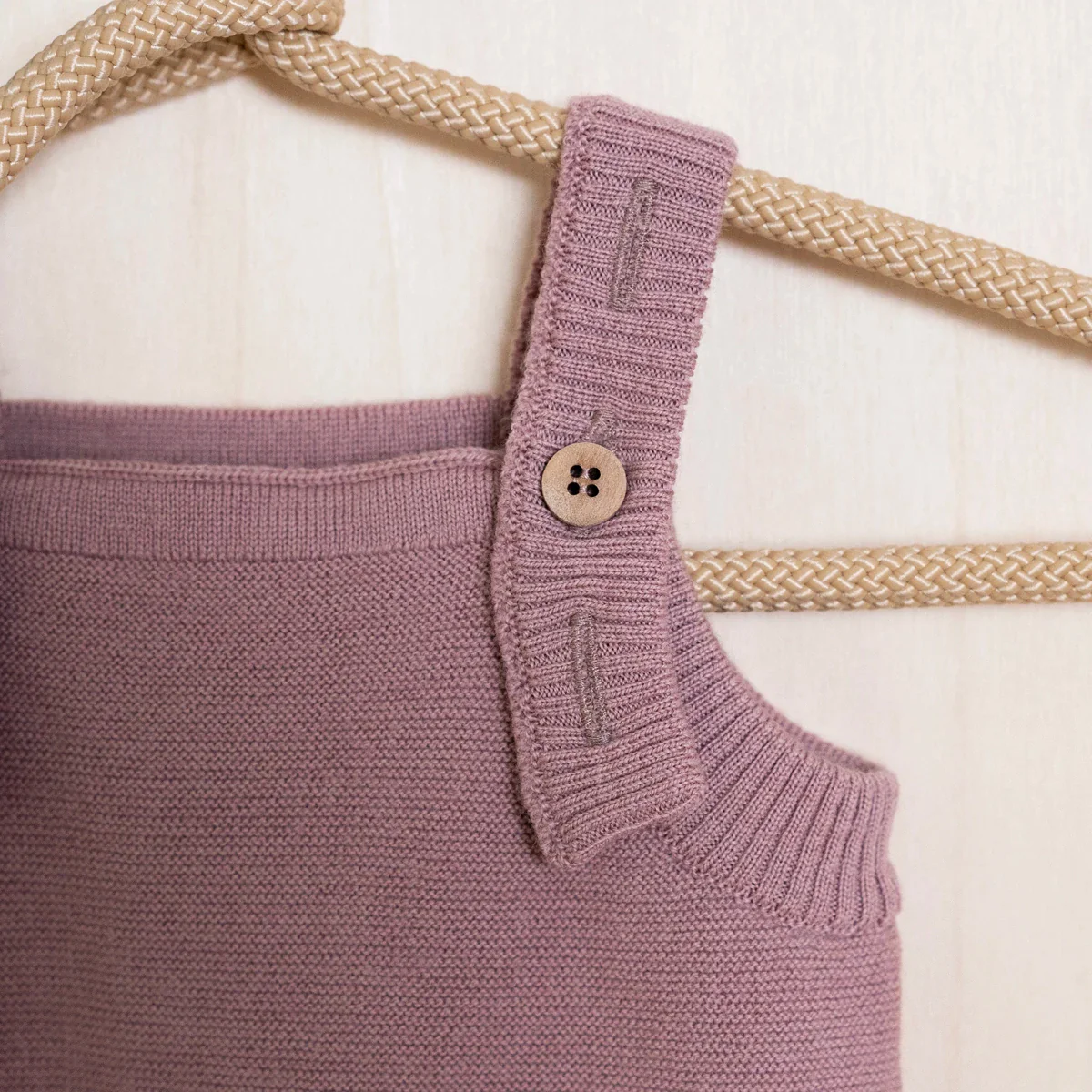 THE WOOLLY ROMPER - rose - Image 3